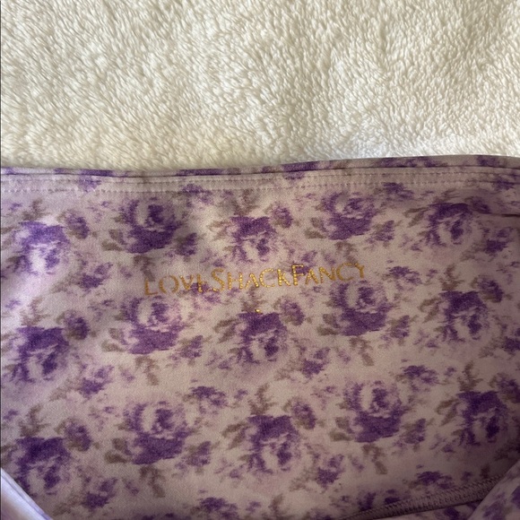 LoveShackFancy Lavender Floral Leggings - Picture 8 of 10